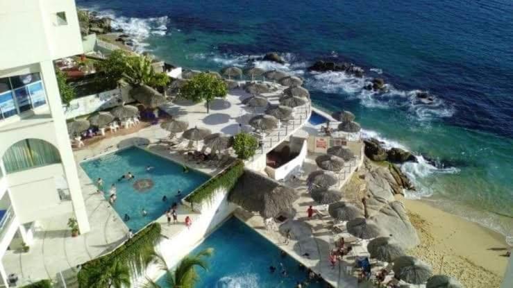 Suite En Torres Gemelas A Pie De Playa 611 Acapulco Eksteriør bilde