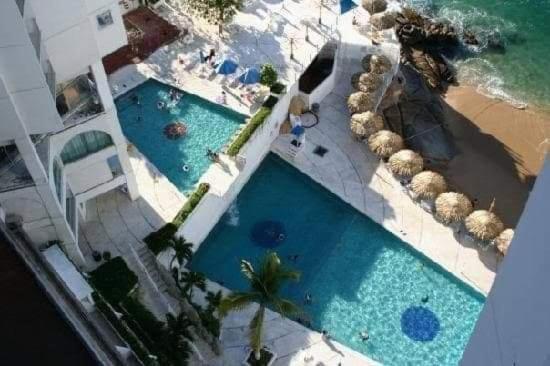Suite En Torres Gemelas A Pie De Playa 611 Acapulco Eksteriør bilde